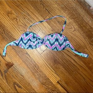 Colorful bathing suit top